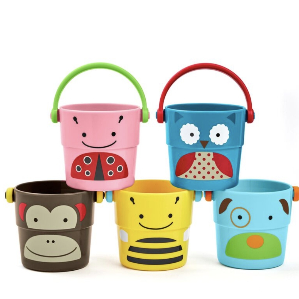 ♻️ 5/25$ ♻️ Colorful Animal-Themed Kids Toy Buckets